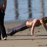 Girl Exercising