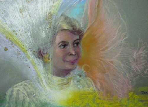 Painting of Merrily Smith by Arthur Douet